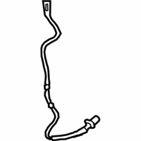 OEM BMW 745i Rear Abs Wheel Speed Sensor - 34-52-6-758-290