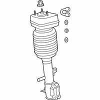 OEM 2008 Lexus RX350 Cylinder Assy, Pneumatic, Rear RH W/Shock Absorber - 48080-48031