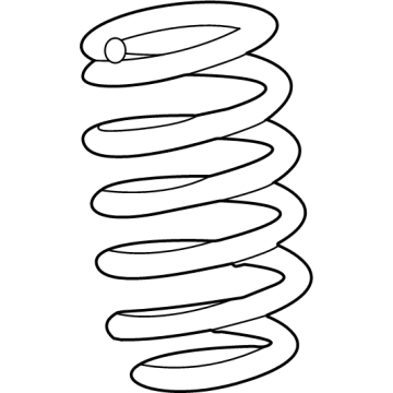 OEM 2021 Acura TLX Spring, Front - 51401-TGV-A01