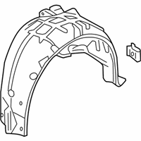 OEM 2021 Honda Civic Fender, Left Rear (Inner) - 74592-TBA-A10