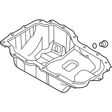 OEM 2021 Hyundai Elantra Pan Assembly-Engine Oil - 21510-2M800