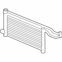 OEM 2001 BMW 540i Automatic Transmission Oil Cooler - 17-22-1-740-798