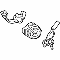 OEM 2017 Hyundai Tucson Lock Key & Cylinder Set - 81905-D3080