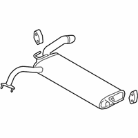 OEM Hyundai Kona Rear Muffler Assembly - 28710-J9150