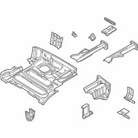 OEM 1996 BMW Z3 Trunk Floor - 41-12-8-398-671