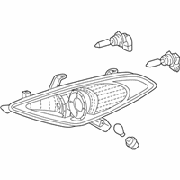 OEM 2006 Toyota Solara Combo Lamp Assembly - 81150-AA080