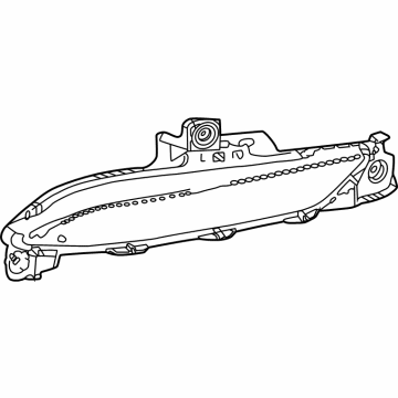 OEM Lexus NX450h+ LAMP ASSY, RR FOG, L - 81490-78030