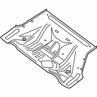 OEM 2012 Nissan Maxima Floor-Rear, Front - 74512-JA030