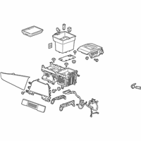 OEM 2019 Cadillac Escalade ESV Console Assembly - 84340369