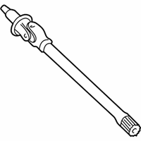 OEM 1986 Jeep Comanche Axle Shaft Assembly - 4874302