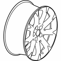 OEM Chevrolet Impala Wheel, Alloy - 13258241