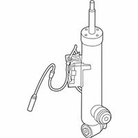 OEM 2012 BMW 550i GT xDrive Rear Left Shock Absorber - 37-12-6-796-943