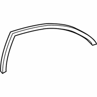 OEM 2009 Saturn Vue Run Weatherstrip - 96624069