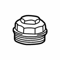 OEM 2000 BMW X5 Oil Filter Cover - 11-42-1-736-674