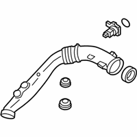 OEM 2014 BMW X3 Air Duct Without Air Mass Meter - 13-71-7-583-714