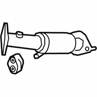 OEM Kia Niro Front Muffler Assembly - 28610G5130