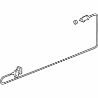 OEM 2003 Honda CR-V Cable, Fuel Lid Opener (Dark Saddle) - 74411-S9A-A01ZB