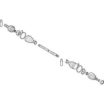 OEM 2021 Nissan Rogue DRIVE SHFT RRRH - 39600-6RE3D