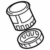 OEM Acura Cartridge Set, Oil Filter (Toyo Roki) - 15400-PR3-315