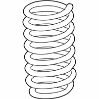 OEM BMW 540i Rear Coil Spring - 33-53-6-879-963