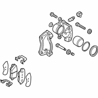 OEM Kia Soul Front Brake Assembly, Right - 58130B2000
