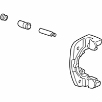 OEM 2001 BMW 740iL Calliper Carrier Left - 34-11-1-163-305