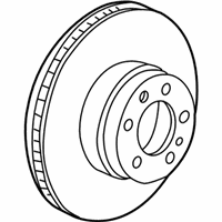 OEM BMW 740iL Brake Disc, Ventilated - 34-11-6-757-757