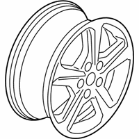 OEM 2021 Ford Transit Connect Wheel, Alloy - KT1Z-1007-C