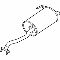 OEM 2019 Nissan Versa Exhaust, Sub Muffler Assembly - 20300-3AN6A