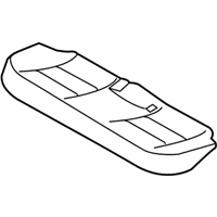 OEM 2014 BMW ActiveHybrid 5 Foam Section, Seat - 52-20-9-162-836