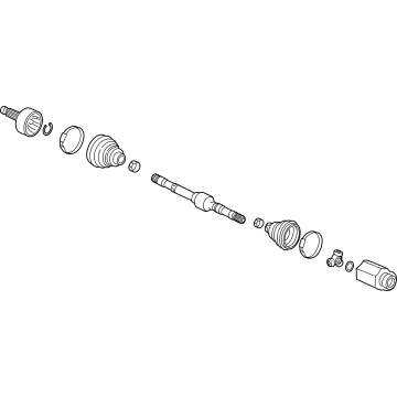 OEM 2022 Honda CR-V Shaft Assembly-, R Drive - 44305-TMA-H01