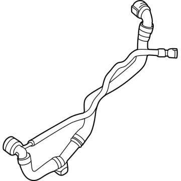 OEM BMW 230i HOSE, RADIATOR - 17-12-8-654-860