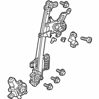 OEM 2013 Honda Odyssey Regulator Assembly Left, Rear - 72750-TK8-A12