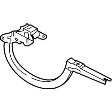 OEM BMW 430i RIGHT TRUNK LID HINGE - 41-00-9-879-264