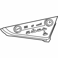 OEM 2018 Toyota Camry Dash Control Unit - 55900-06470