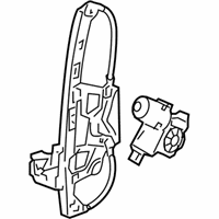 OEM 2008 Cadillac DTS Window Regulator - 25980844