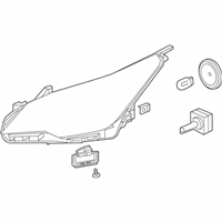 OEM 2020 Buick Envision Composite Headlamp - 42352248