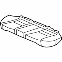 OEM 2005 Acura TSX Pad & Frame, Rear Seat Cushion - 82132-SEA-J01