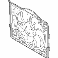 OEM 2017 BMW i8 Engine Cooling Fan Assembly - 17-42-7-649-150