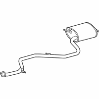 OEM 2021 Toyota Corolla Muffler & Pipe - 17430-37700