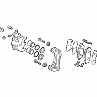 OEM Kia Front Brake Assembly, Left - 58110C6000