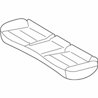 OEM 2019 Hyundai Elantra Pad Assembly-Rear Seat Cushion - 89150-F3000