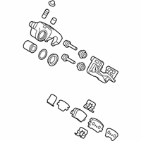 OEM 2017 Kia Sorento Rear Wheel Brake Assembly, Left - 58210C6000