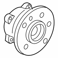 OEM BMW WHEEL HUB WITH BEARING - 33-40-6-891-921