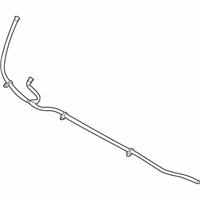 OEM 2011 BMW 128i Hose Line, Headlight Cleaning System - 61-67-7-892-579