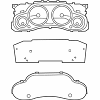 OEM 2013 Jeep Wrangler Cluster-Instrument Panel - 56054392AF