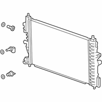 OEM 2018 Buick Cascada Radiator Assembly - 13393984