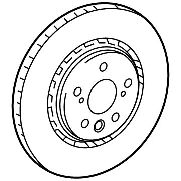 OEM 2022 Lexus NX250 DISC, FR - 43512-78010