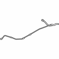 OEM BMW 550i GT Radiator Coolant Hose - 17-12-7-619-722