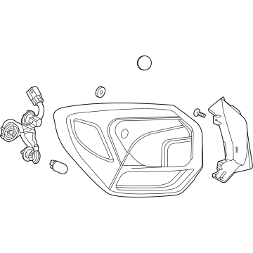 OEM 2022 Buick Encore GX Tail Lamp - 42781357